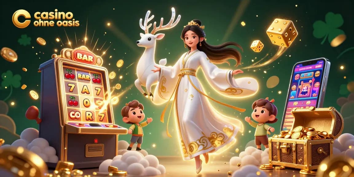Experience winning thrills at casino ohne oasis with vibrant slots, a majestic backdrop, and exciting games.