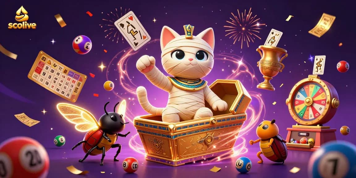 Socolive offers thrilling sports betting experiences with vibrant Egyptian-themed casino elements.
