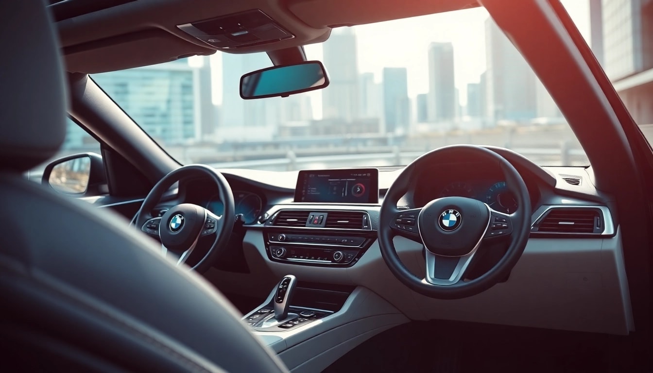 Futuristic BMW Nachrüstung Features in an Enhanced Dashboard Design