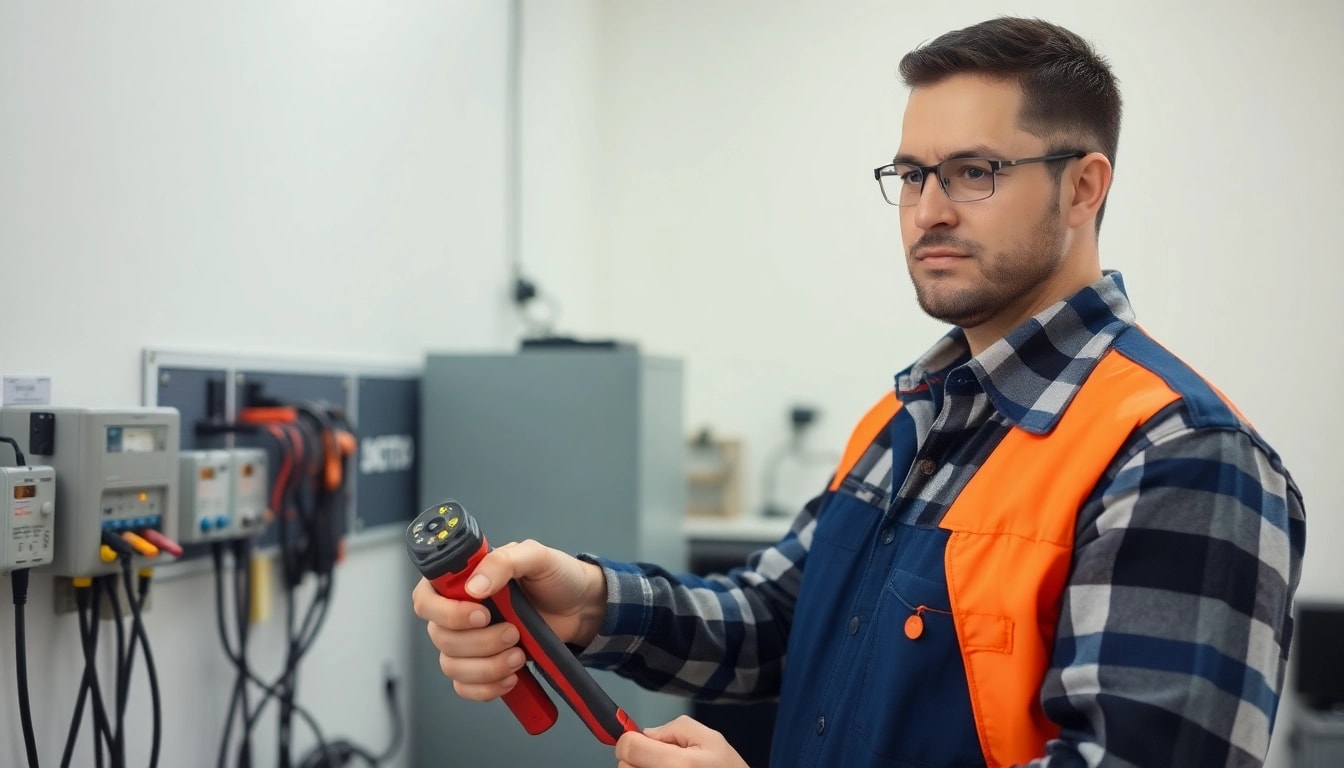 Inspections of portable electrical devices in professional settings ensuring compliance with Prüfung ortsveränderlicher elektrischer Betriebsmittel.