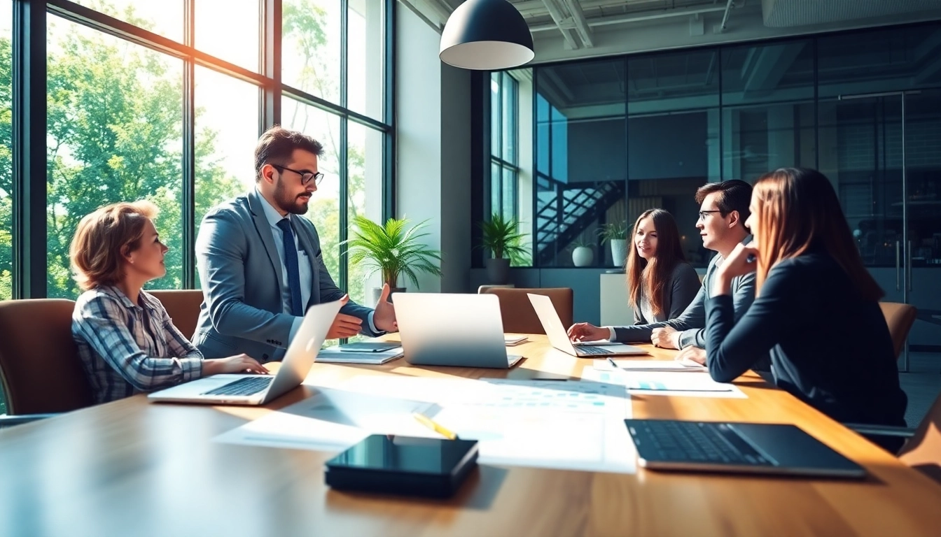 Evodrop Beobachter maximizes engagement through expert digital strategies in a vibrant office setting.