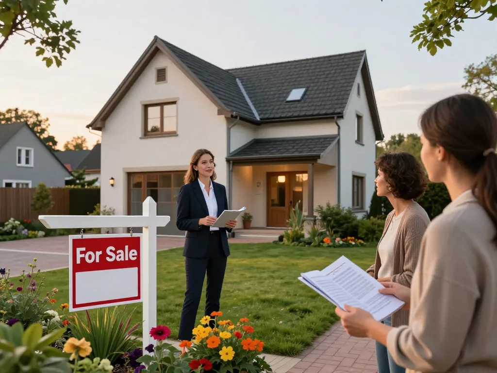 Immobilienmakler präsentiert eine Immobilie in Ginnheim und hebt die Dienstleistungen von Immobilienmakler Frankfurt Ginnheim hervor.