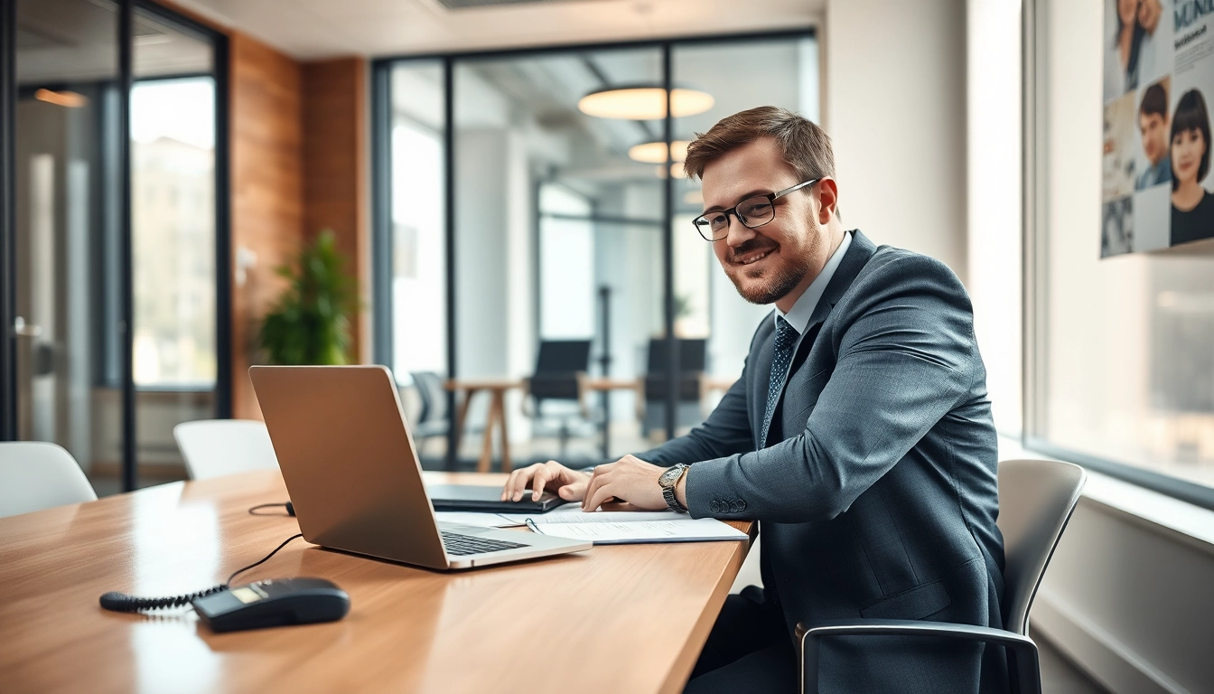 Headhunter Saarbrücken analysiert Bewerbungsunterlagen in einem modernen Büro.