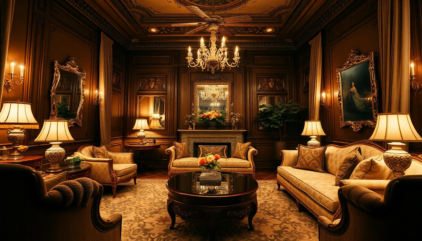Luxury living room featuring exquisite furniture and elegant decor for ultimate comfort.
