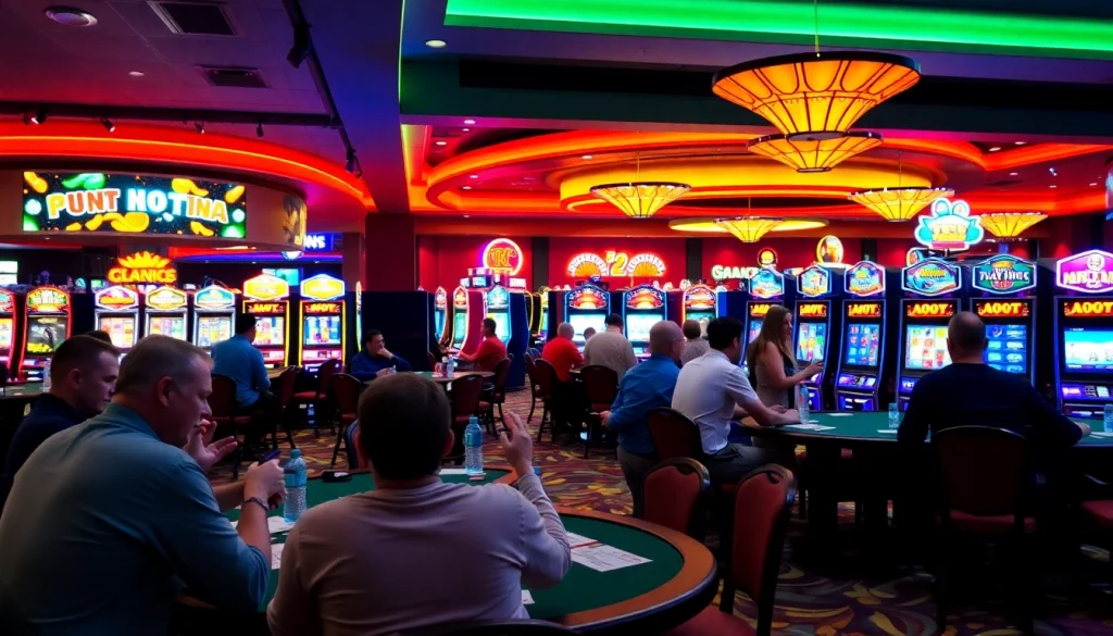 Experience thrilling games at the top online casino schweiz, featuring vibrant slots and live table action.