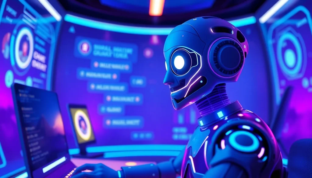 Engaging ai chat porn interaction in a vibrant digital chat environment.