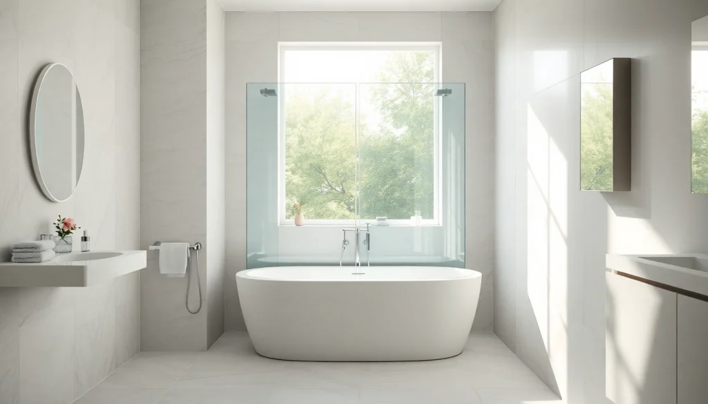 Erleben Sie die Eleganz und Funktionalität der sonni Duschkabine in einem modernen Badezimmer.