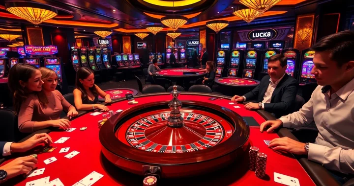 Experience the thrill of LUCK8 with engaging casino games and vibrant atmosphere.