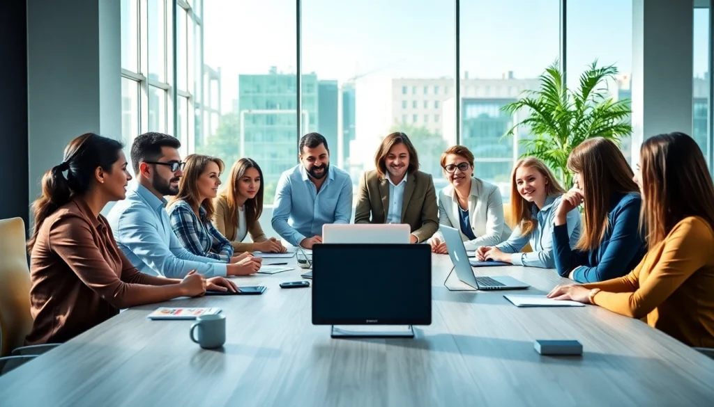 Personalbesetzung in einem dynamischen Team-Meeting mit Technik und Zusammenarbeit.