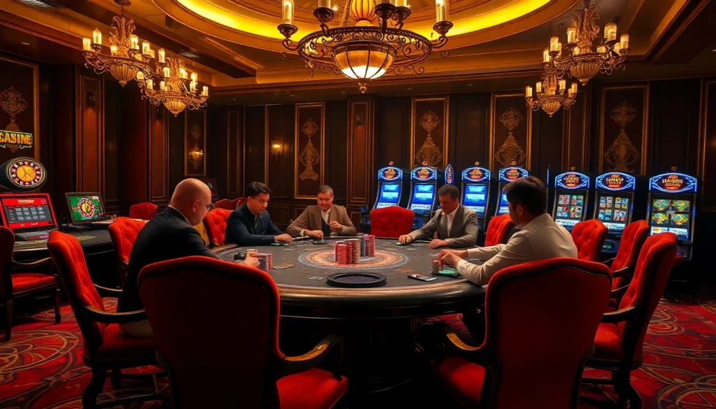 Experience the thrill of betting at 88i nhà cái with luxurious gaming tables and vibrant poker chips.