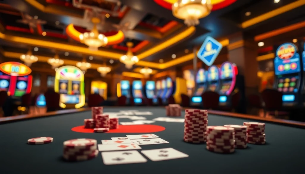 A legjobb online kaszinó élményt nyújtó asztali játékok izgalmas jelenete.