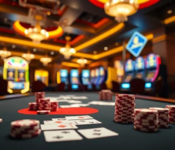 A legjobb online kaszinó élményt nyújtó asztali játékok izgalmas jelenete.