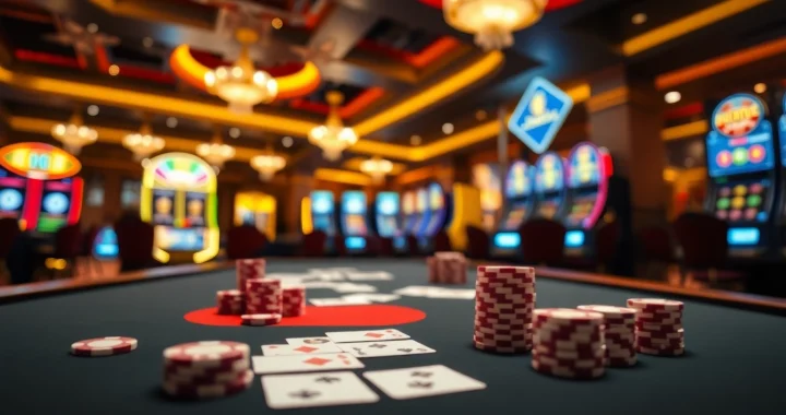 A legjobb online kaszinó élményt nyújtó asztali játékok izgalmas jelenete.
