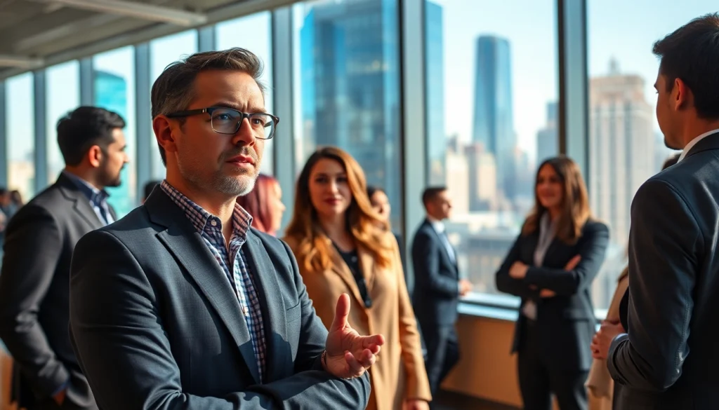 Headhunter Schweiz berät erfolgreich Kandidaten in einem modernen Büro.