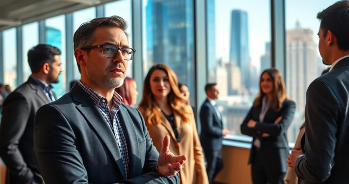 Headhunter Schweiz berät erfolgreich Kandidaten in einem modernen Büro.