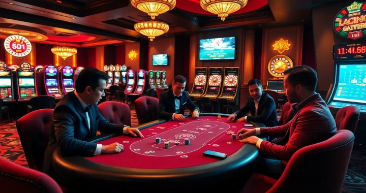 Engaged players at a luxurious casino table showcasing the excitement of gambling on uu88 com