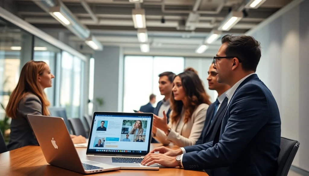 Headhunter IT in action, showcasing recruitment strategies with professionals in a vibrant setting.