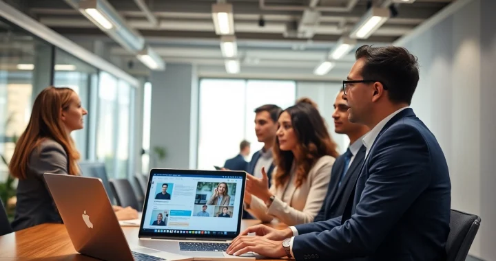 Headhunter IT in action, showcasing recruitment strategies with professionals in a vibrant setting.